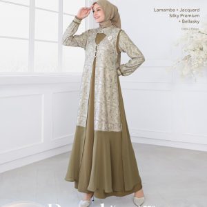 [BUNDLE] ETHICA KAGUMI-339-ECALYPTUS-#M + ABIKA HIJAB EMILIA KHIMAR OLIVE