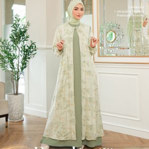 [BUNDLE] ETHICA KAGUMI-344-GREENRASEDA-#XS + ABIKA HIJAB LAMIA BERGO ARMY