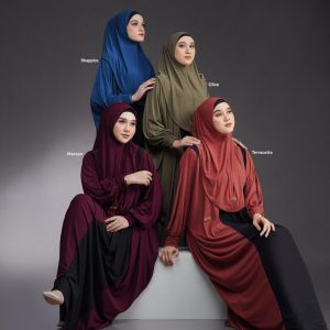GAMIS DEWASA NADHEERA AISHA KAFTAN SET HIJAB (ALL SIZE)