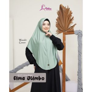 [BUNDLE] LUBI AKASATRIPLE-GAMIS-SOFTGREEN-#XXL + ABIKA ELMA BERGO JUMBO WASABI GREEN