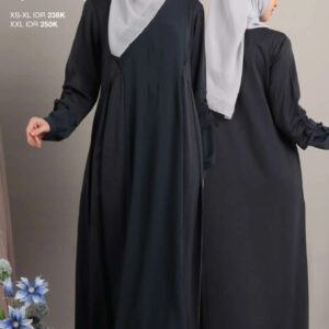 [BUNDLE] NIBRAS NBB145 NAVY #L + NADHEERA SAMETHA SCARF THISTLE