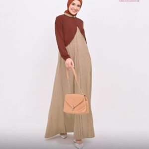 [BUNDLE] NIBRAS RESYA 123 TERRACOTTA #XL + NIBRAS HIJAB BIHRIA SCARVES WHITE