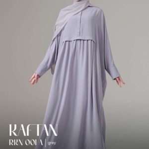 [BUNDLE] NIBRAS RKN 001 A GREY #L + NADHEERA HIQMALA SCARF ROSE