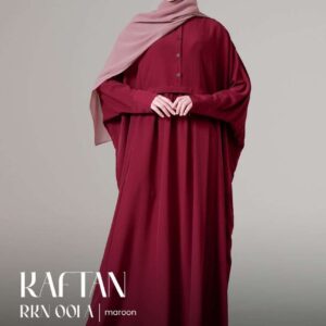 [BUNDLE] NIBRAS NB-RKN 001 A MAROON #L + NADHEERA HIQMALA SCARF NUDHIS