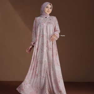 [BUNDLE] NADHEERA ABELLEA-DRESS-PEACHY-#XL + NADHEERA EVVE SCARF PUNCH
