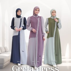 GAMIS DEWASA LUBI GRETA DRESS