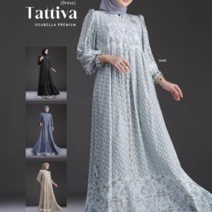 GAMIS DEWASA NADHEERA TATTIVA DRESS