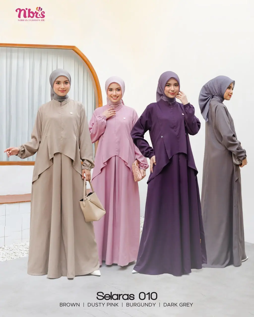 NIBRAS SELARAS 010 GAMIS DEWASA