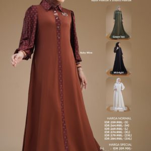 GAMIS DEWASA NADHEERA GYVVA DRESS STYLE 2