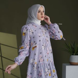 NADHEERA ARUNA MIDI DRESS