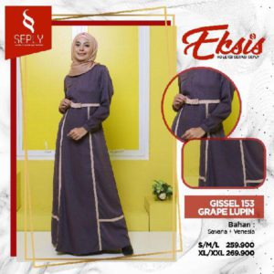 GAMIS DEWASA SEPLY GISSEL 153 GRAPE LUPIN