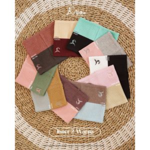 ABIKA HIJAB INNER 2 WARNA HITAM - TOSCA