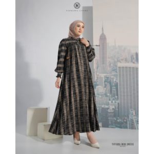 GAMIS MIDI DEWASA NADHEERA TIFFARA MIDI DRESS