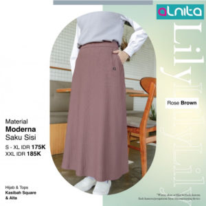 BAWAHAN TERBARU ALNITA LILY ORIGINAL KNIT