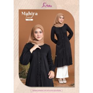 ABIKA HIJAB MAHIRA TUNIK HITAM