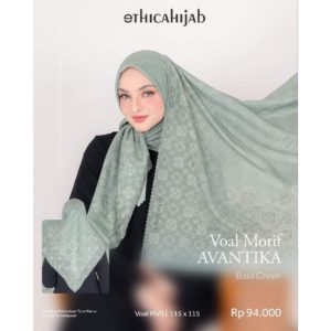 ETHICA VOAL MOTIF AVANTIKA BASIL GREEN