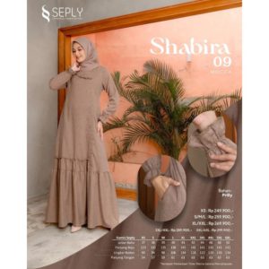 SEPLY SHABIRA 09 MOCCA GAMIS DEWASA