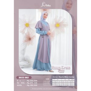GAMIS DEWASA ABIKA HIJAB HANNA DRESS MOM WARDAH