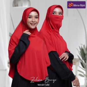 Nibras Hijab Zehra Bergo Material Teja Polyspandex