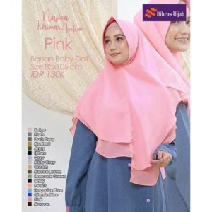 Nibras Hijab Najwa Antem Material Baby Doll