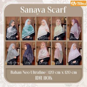 Sanaya Scarf Material Neo Ultrafine by Nibras Hijab
