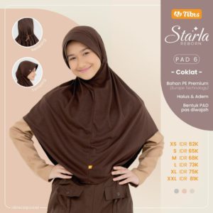 Nibras Hijab Starla Reborn Pad 6 Material PE Premium