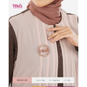 Brooch 001 Material Alloy by Nibras Hijab