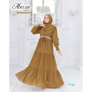 ZABANNIA ABIZAR SERIES PASHMINA COOKIE BROWN X MILO