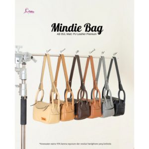ABIKA MINDIE BAG SIMPEL CANTIK SALE TERBARU 2025 PU LEATHER PREMIUM
