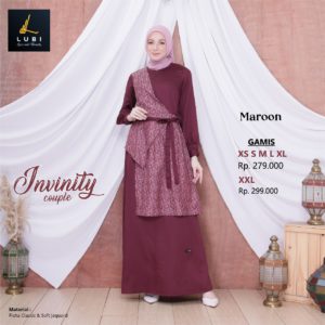LUBI INVINITY GAMIS DEWASA GRADE B (REJECT)