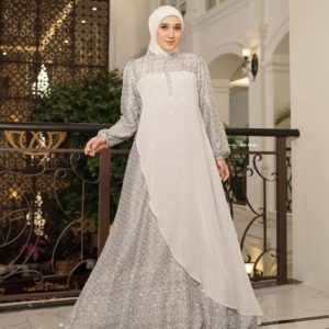 GAMIS DEWASA NADHEERA MAHALAYA DRESS STYLE 1