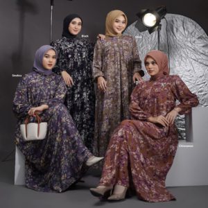 GAMIS MIDI DEWASA NADHEERA ZELLYNDA MIDI DRESS