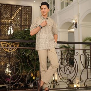 KOKO DEWASA LENGAN PENDEK NADHEERA MAHALAYA SHIRT DAD SHORT