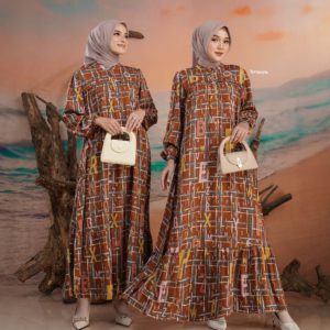 NADHEERA DOMINIQ MIDI DRESS