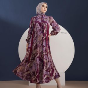 GAMIS MIDI DEWASA NADHEERA MALYAZA MIDI DRESS