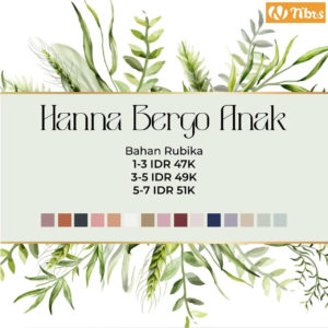NIBRAS HIJAB HANNA BERGO ANAK
