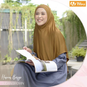 NIBRAS HIJAB HAVVA BERGO SUDAN BROWN