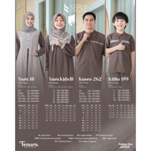 SEPLY NARA KIDS 18 GAMIS DEWASA
