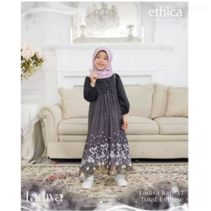 [Bundling Gamis] ETIHCA LADIVA-KIDS-17-TOTALECLIPSE-#2 + NIBRAS ALINE GAMIS ANAK BROKEN WHITE #P1 - Paket Spesial 2in1 Gamis Anak