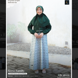 [Bundling Gamis] LUBI GA-NERO-RIFLEGREEN-#XXL(SALE) + LUBI GA-DESIRE-PURPLE-#XXL(SALE) - Paket Spesial 2in1 Gamis Anak