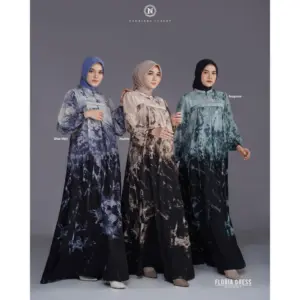 DRESS	TERBARU	NADHEERA	FLORIA DRESS	ORIGINAL	RAYON PREMIUM