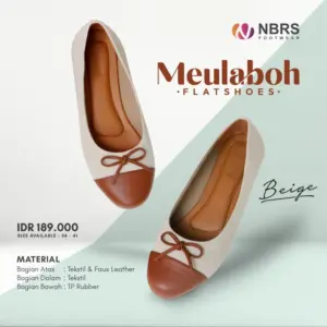 NBRS FOOTWEAR MEULABOH FLATSHOES TERMURAH