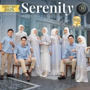 ATASAN NADHEERA BLOUSE SERENITY BLUE CAROLINE