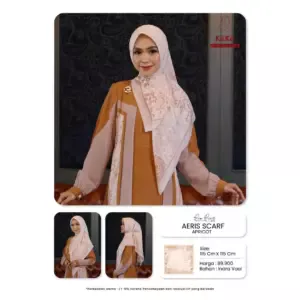 KEKE RICIS AERIS SCARF APPRICOTE