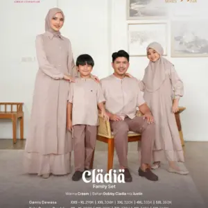 NIBRAS CLADIA CREAM SARIMBIT RAYYA SERIES 2026