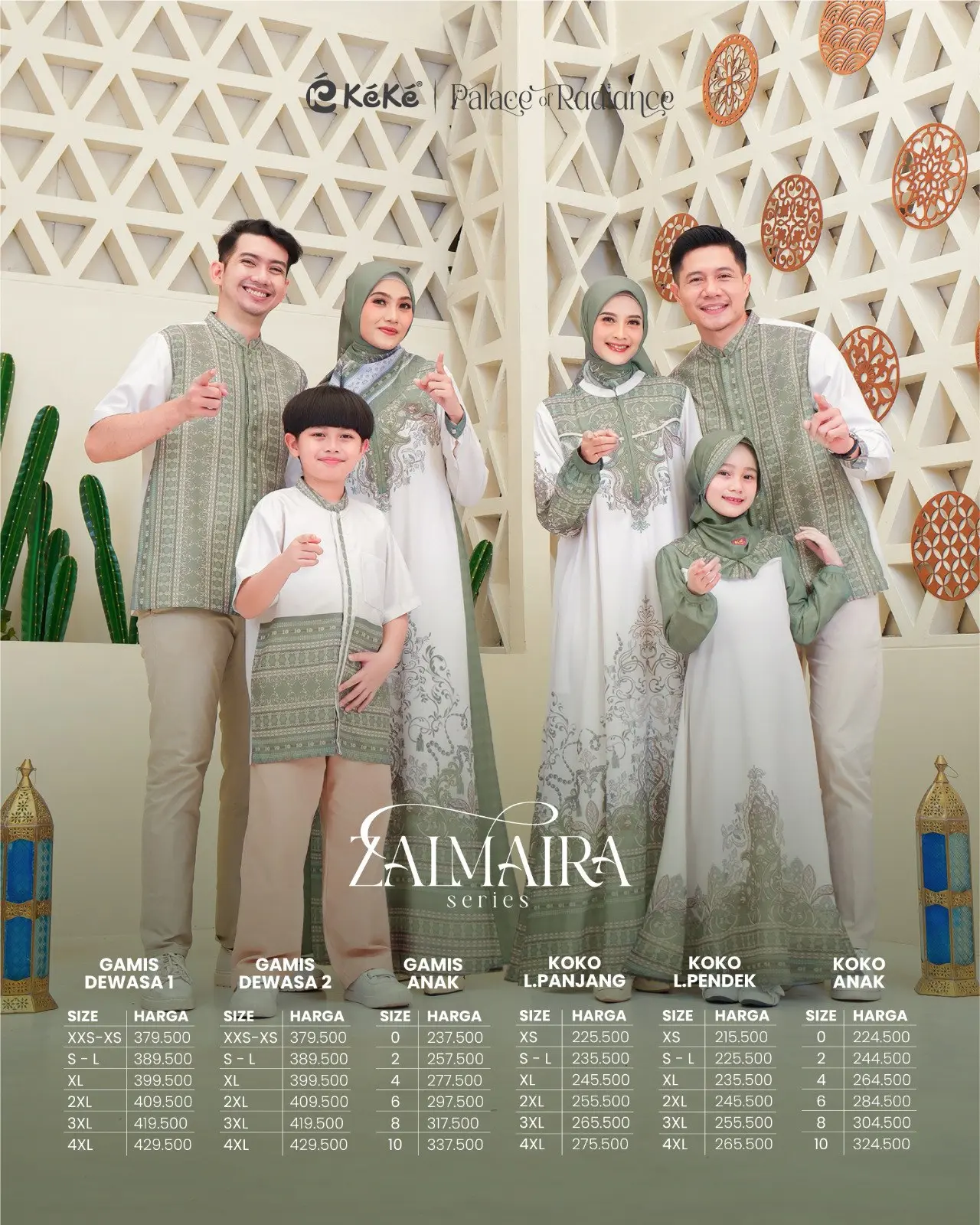 KEKE SARIMBIT ZALMAIRA GARDENGREEN